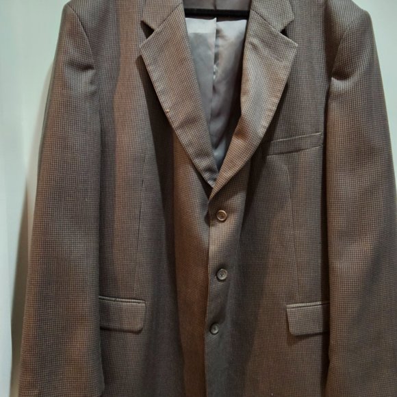 Suits & Blazers Mens Wool Blend Warm Brown Blazer 54l Poshmark